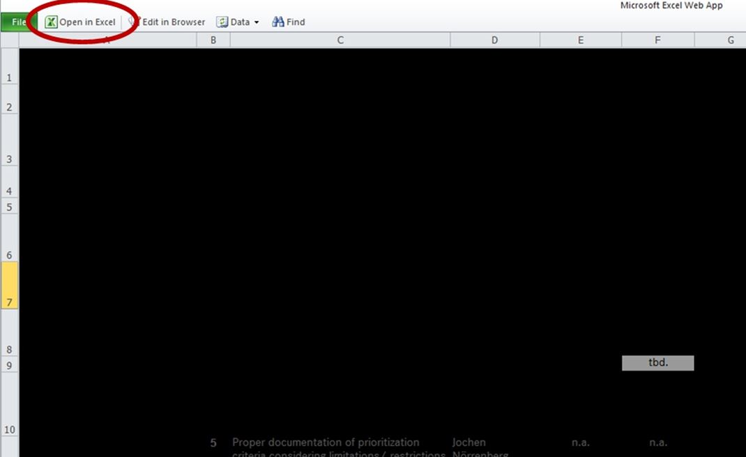 Microsoft Excel Background Turn S Black
