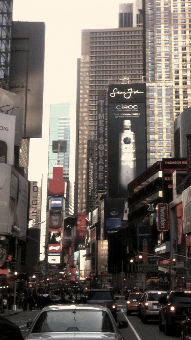New York City Street iPhone 5s Wallpaper