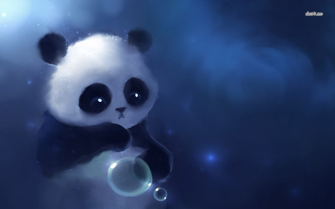 Pics Photos Cute Panda Baby Background HD Wallpaper