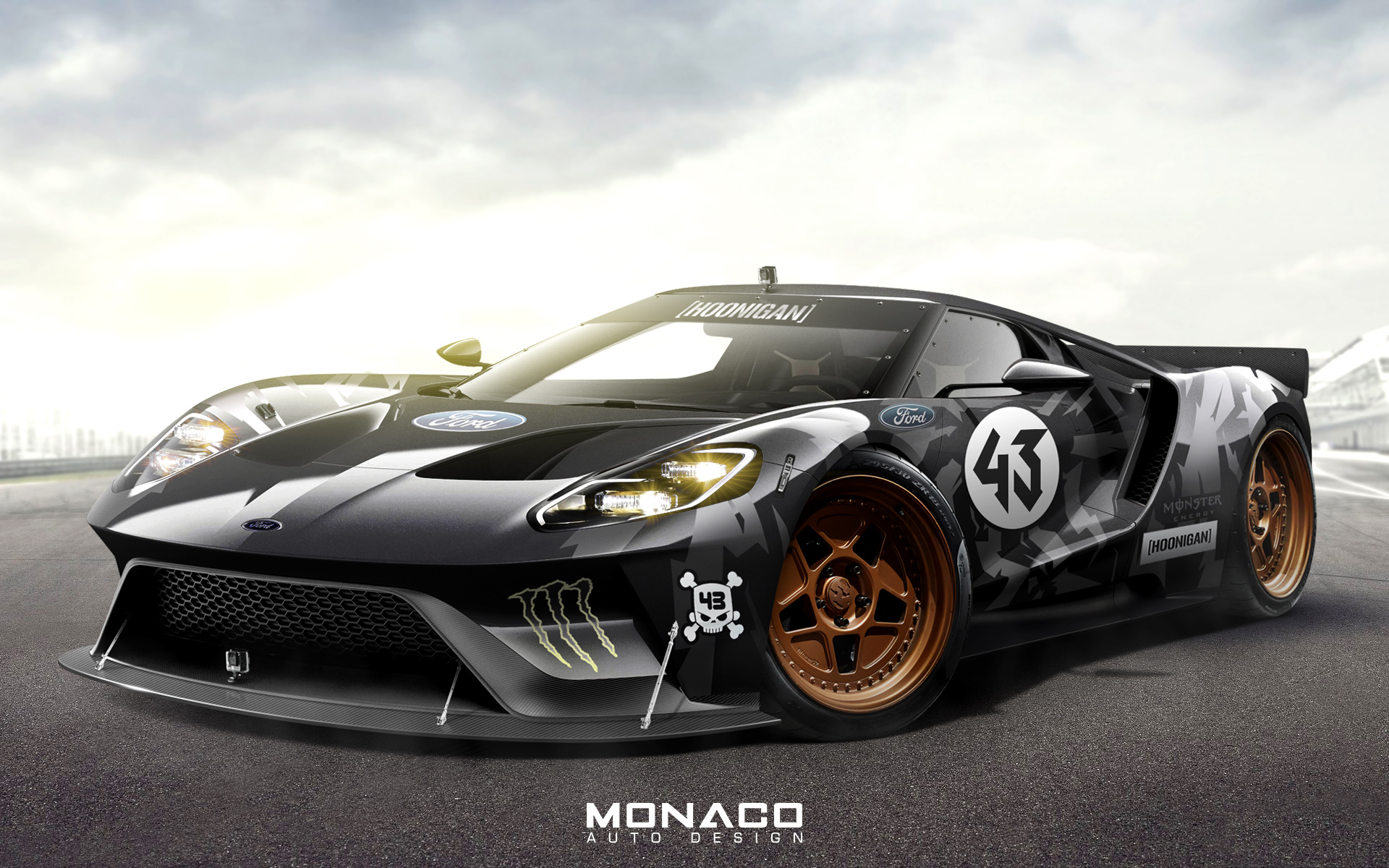 Ford Gt Concept Ken Block Livery By Monacoautodesign On
