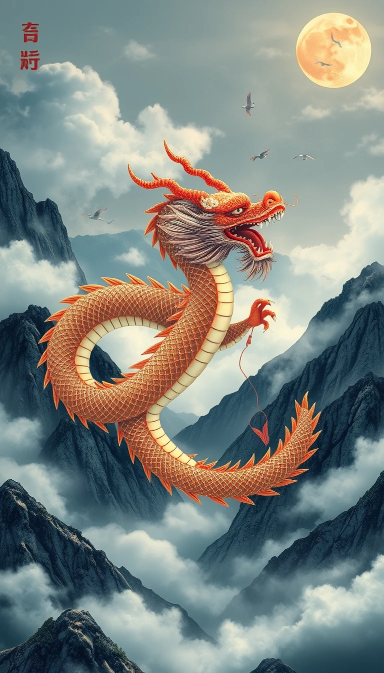 Chinese Dragons Wallpaper