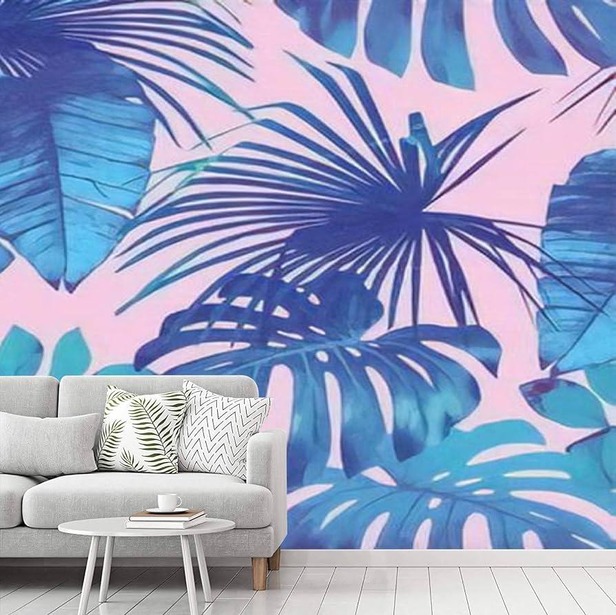 Amazon Peel And Stick Wallpaper Summer Exotic Floral Tropical
