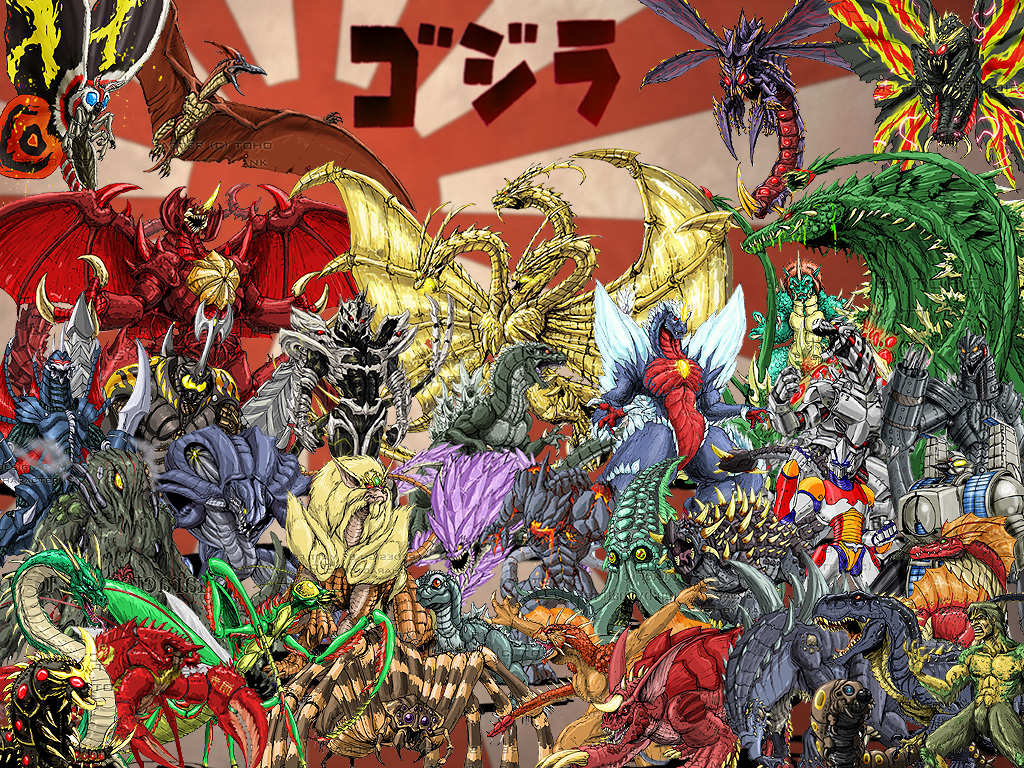 Godzilla Collage Wallpaper Can Get Some