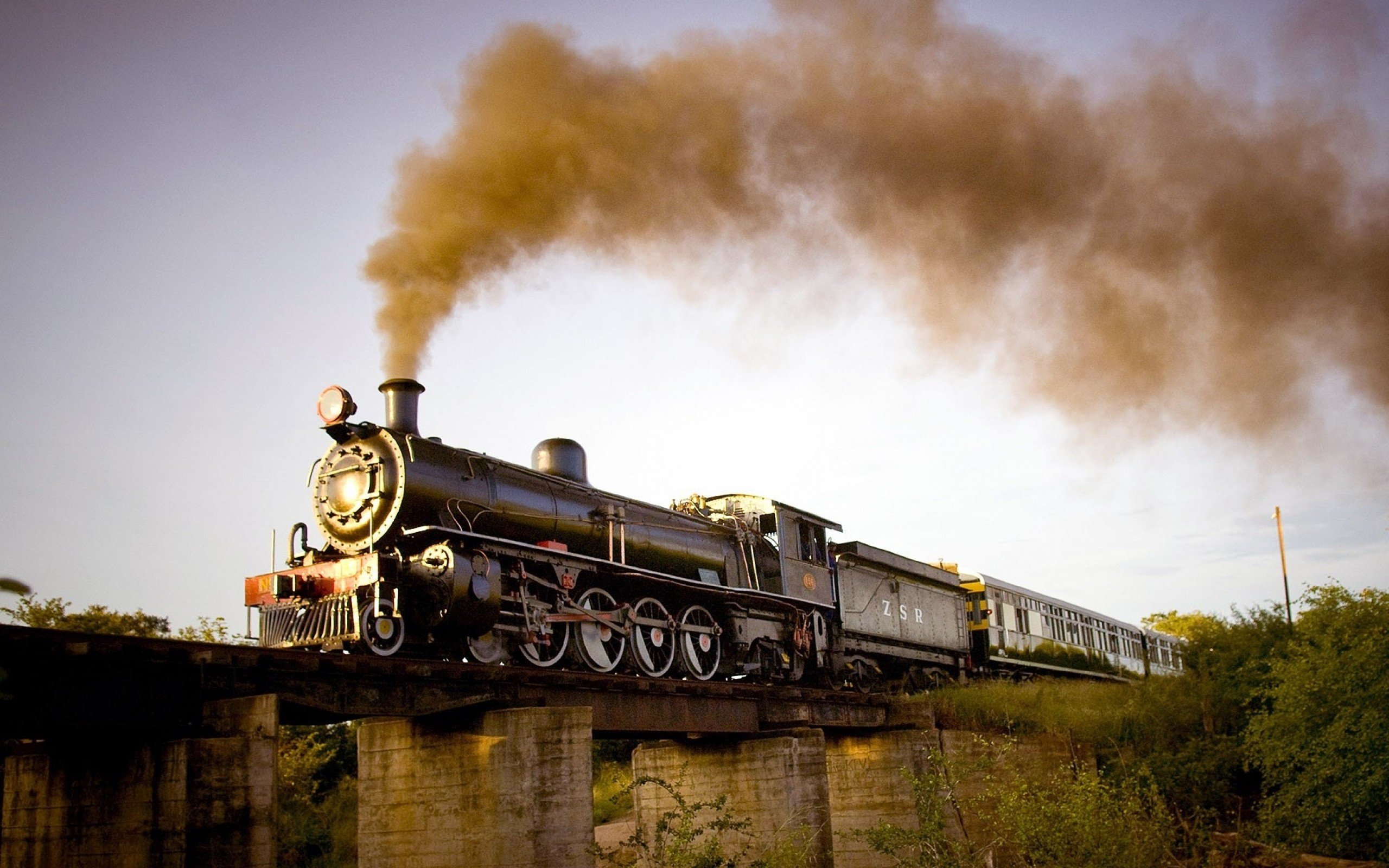 Trains Steam Train Lootives Widescreen Wallpaper