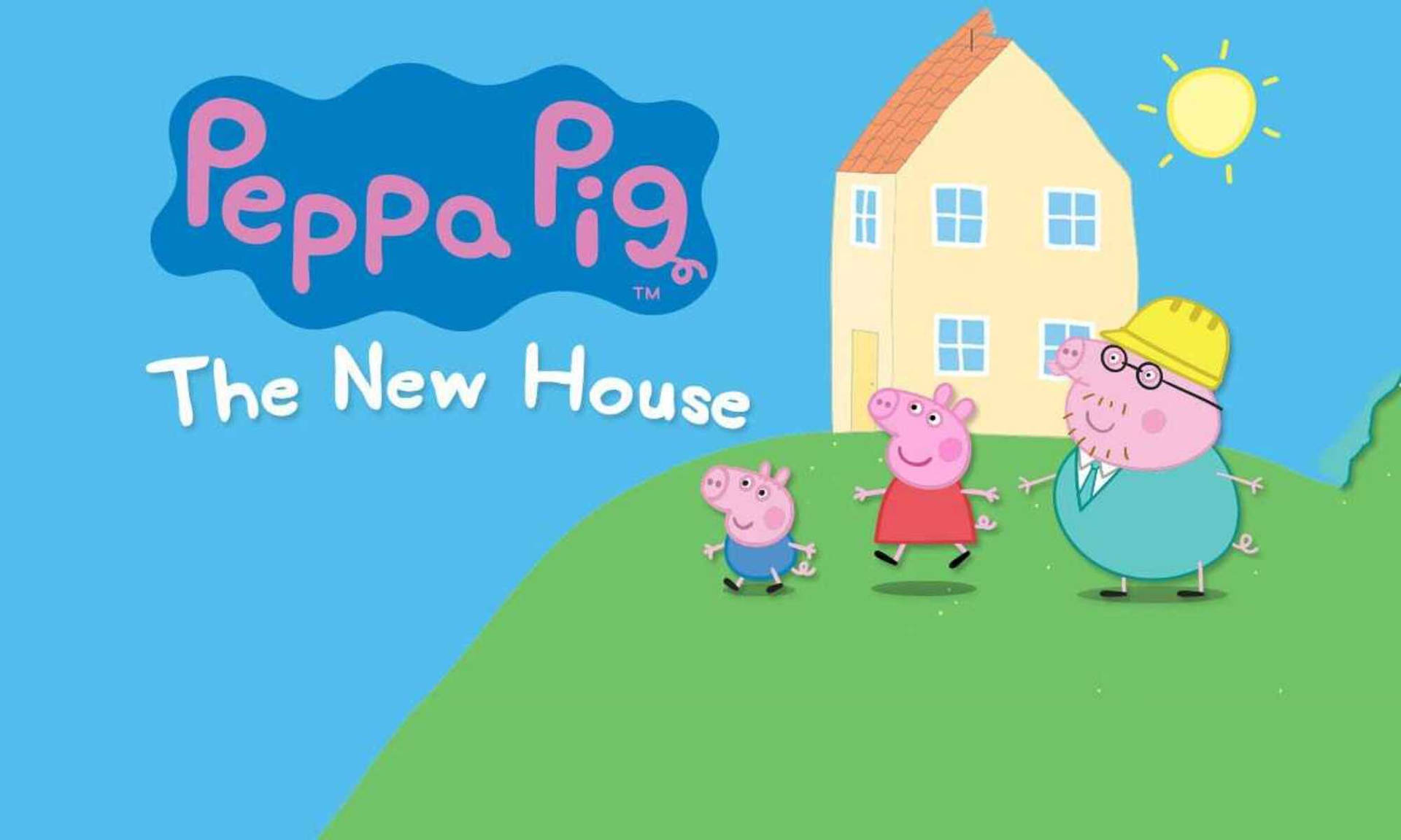 Welcome To Peppa Pig House Wallpaper