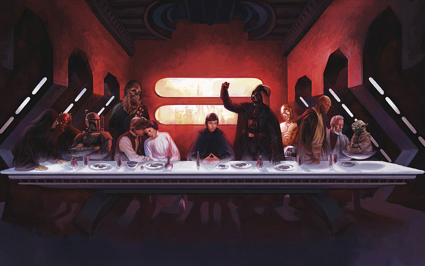 Wallpaper Star Wars The Last Supper