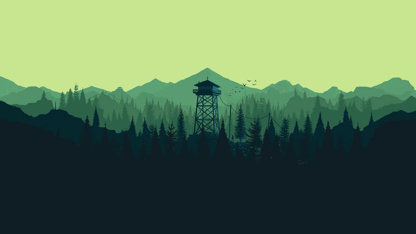 I Made Some Dual And Single Monitor Firewatch Wallpaper For