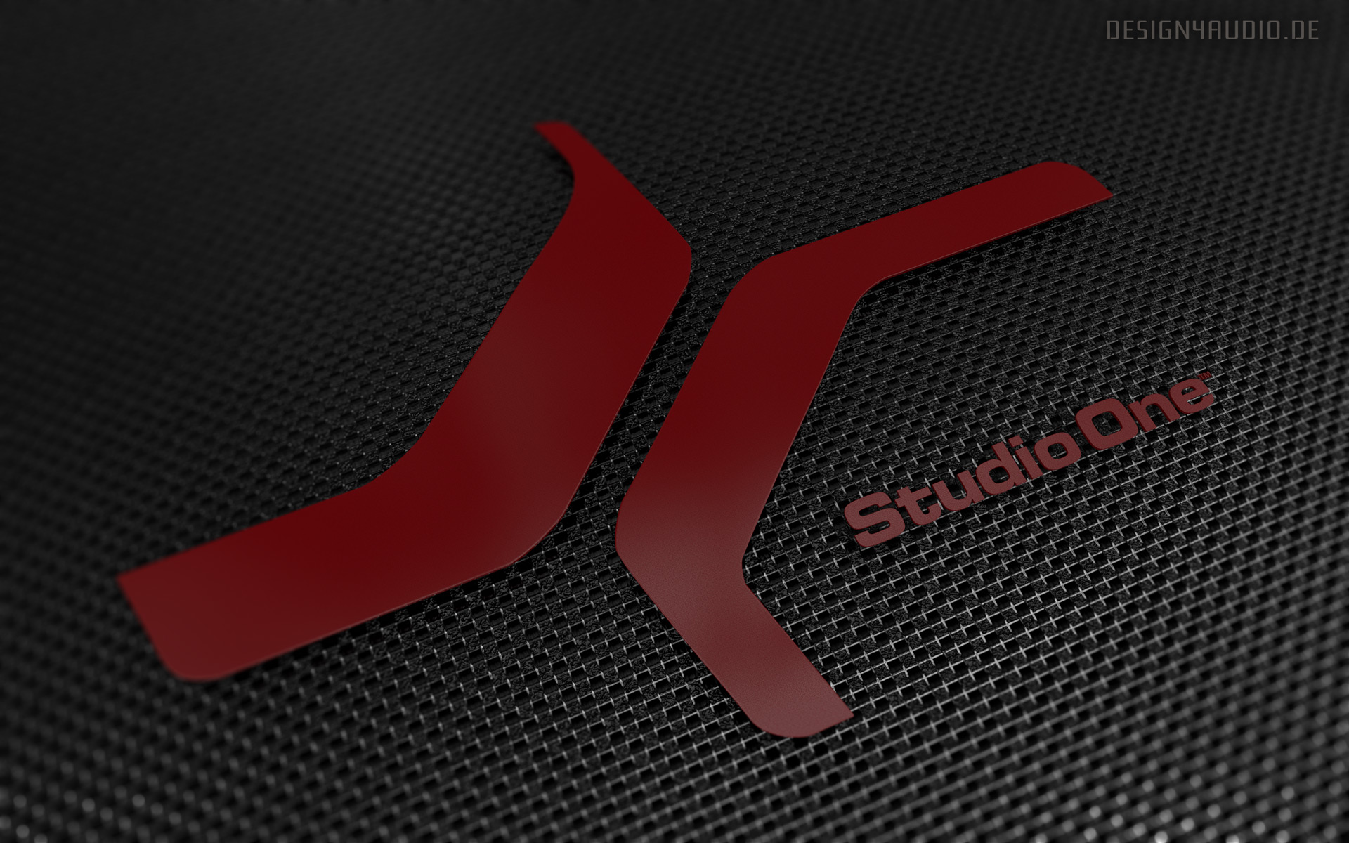 Studio One Version Unofficial Wallpaper Red On Carbon