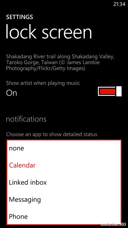 Bing Wallpaper Drept Lock Screen De Windows Phone Automat Pe