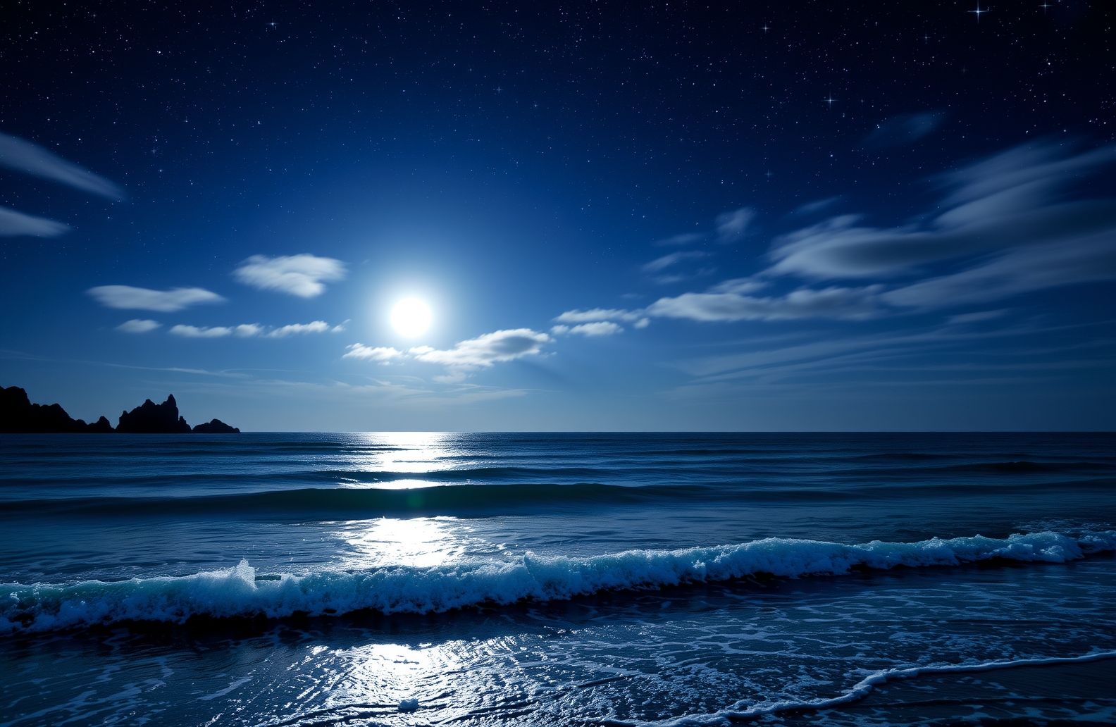 Night Ocean Wallpaper