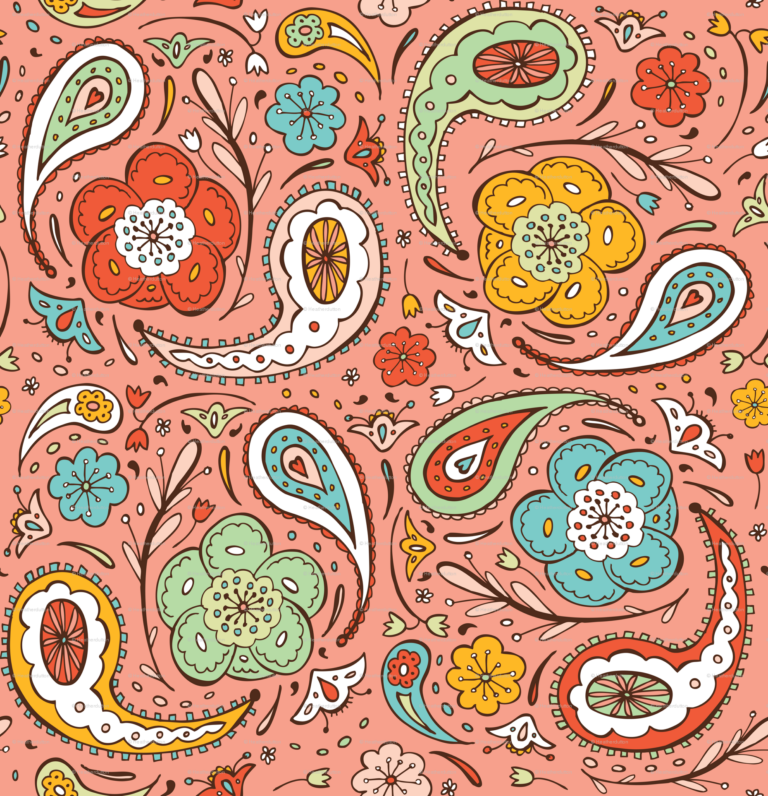 Paisley Design Background Wallpaper HD For Puters High Rezolution