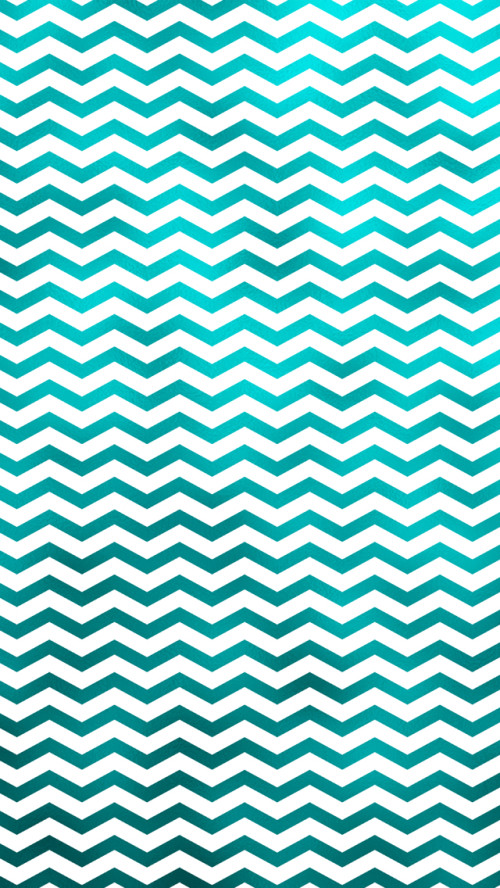 Teal Chevrons Wallpaper For iPhone Silver Spiral Studio