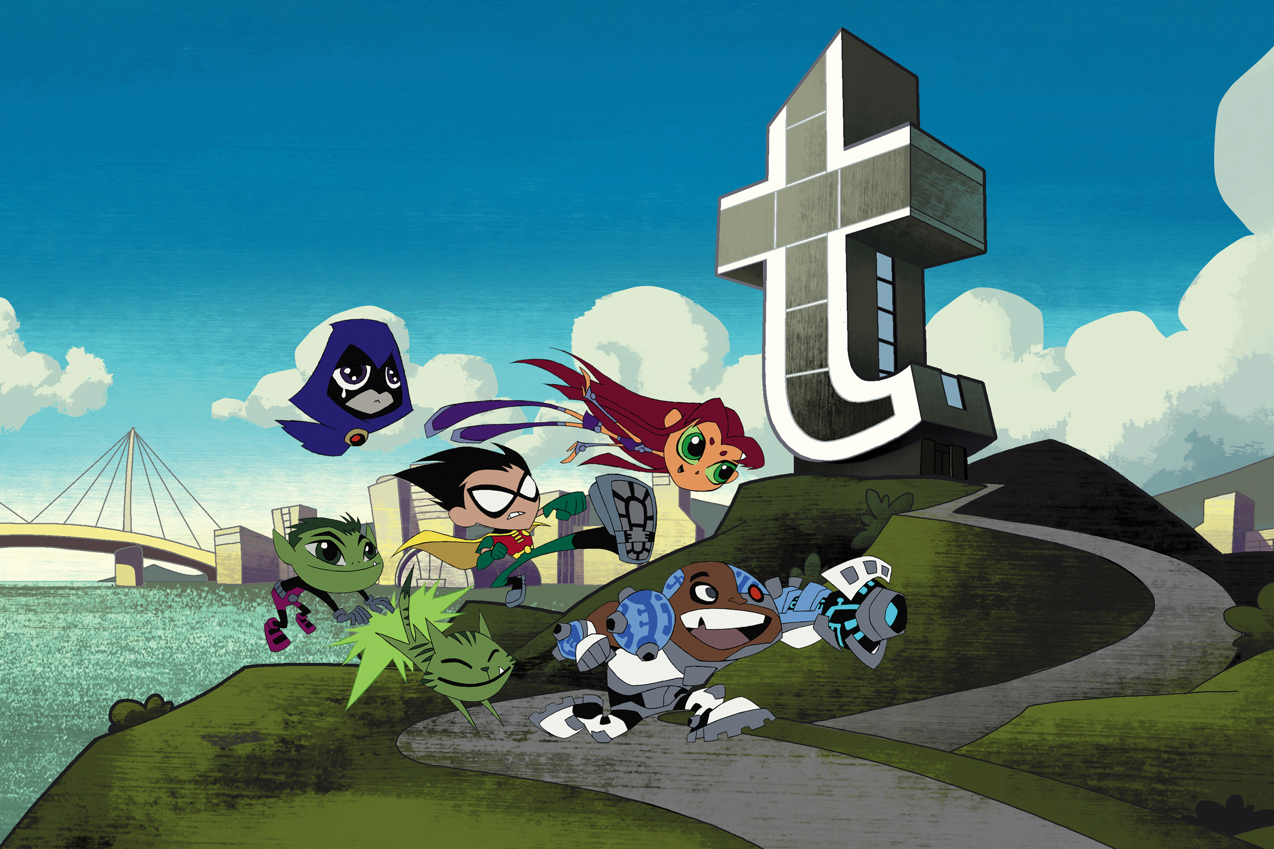 HD Raven Teen Titans Background