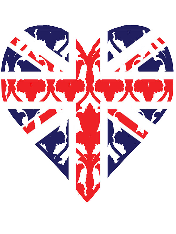 Union Jack Sherlock Wallpaper Heart Stickers By Cumberqueen