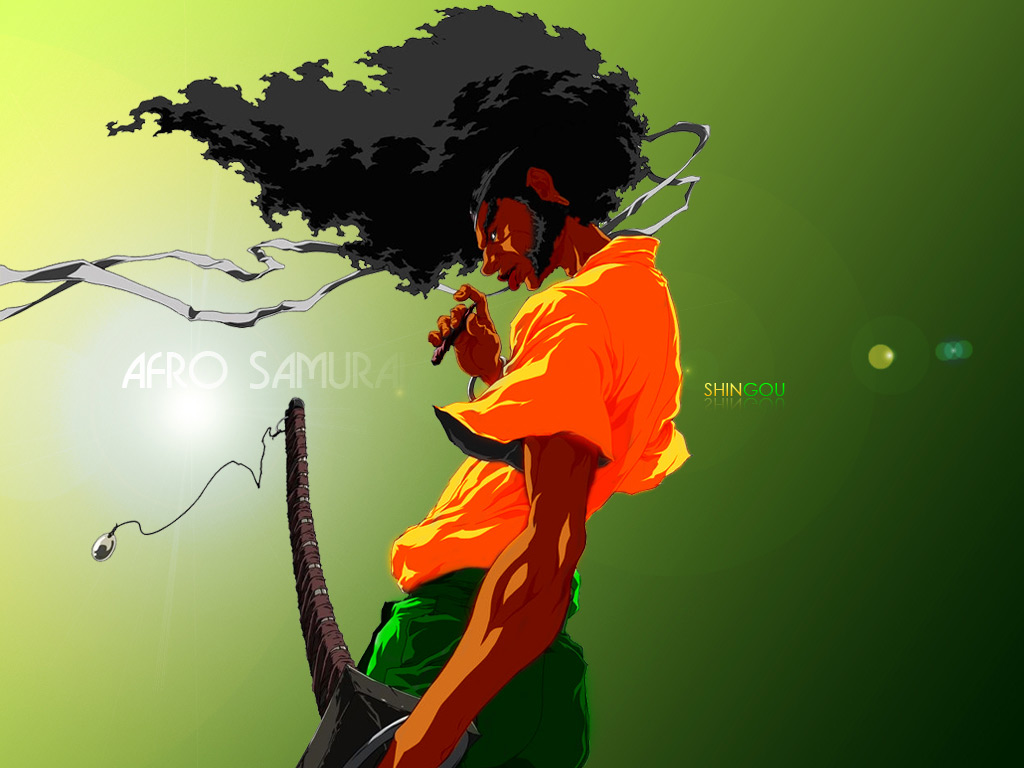 Afro Samurai HD Background For Htc One M9 Cartoons Wallpaper