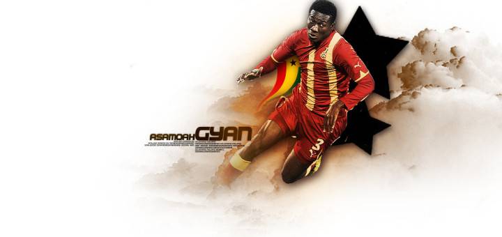 Asamoah Gyan Soccer Wallpaper HD