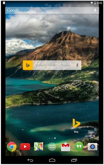 Updated With New Interface Allows You To Use Bing Image As Wallpaper