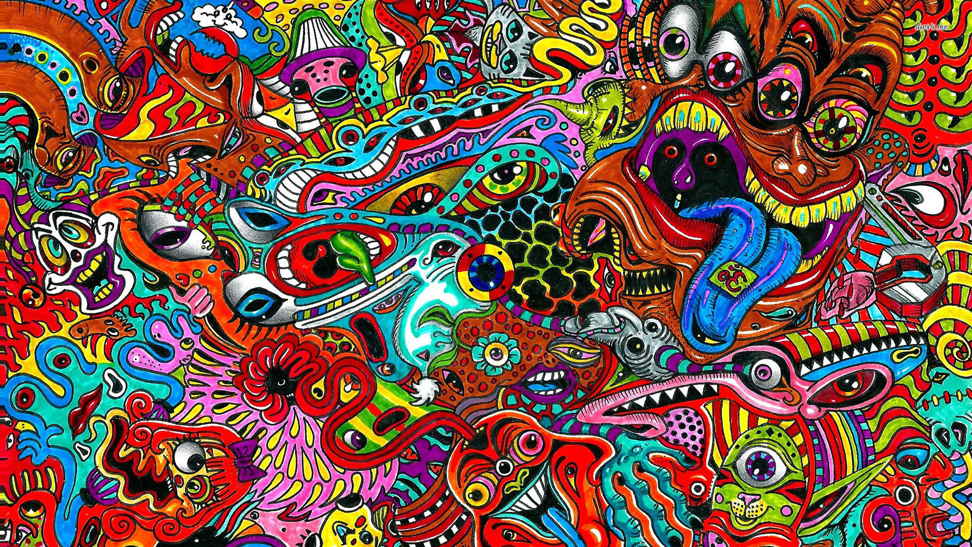 4k Psychedelic Wallpaper