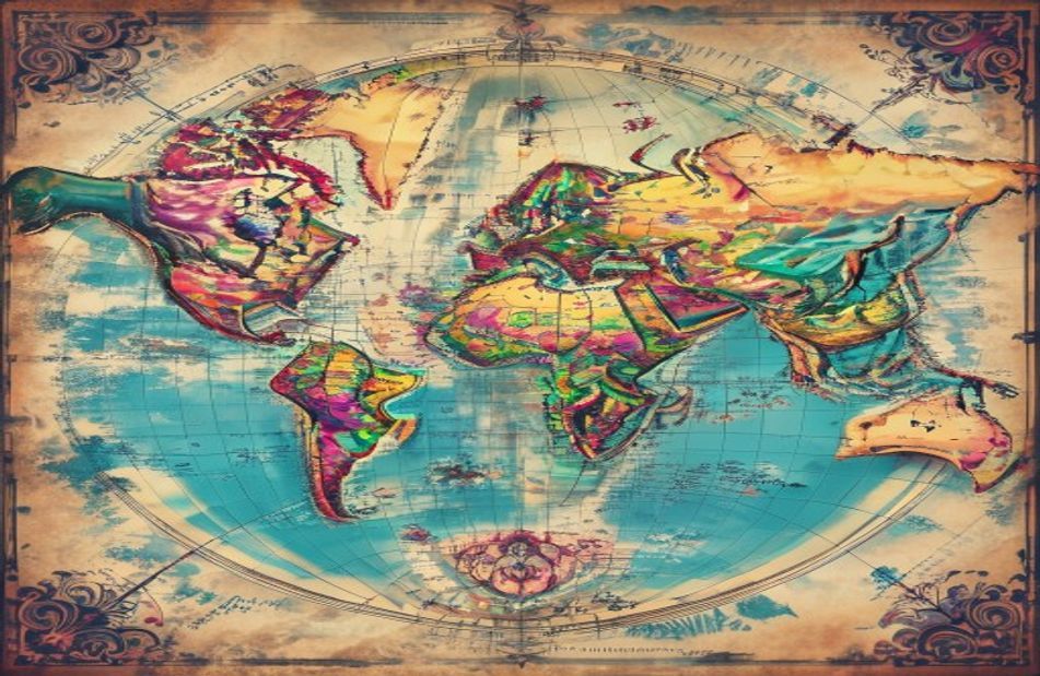 World Map Hd Wallpaper