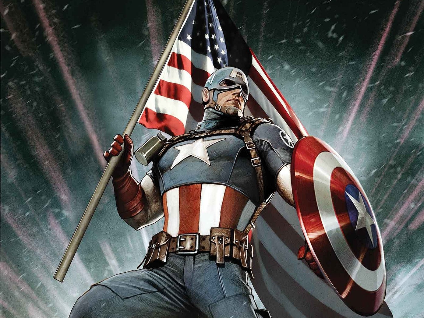 17 Captain America Mjolnir Wallpapers  WallpaperSafari