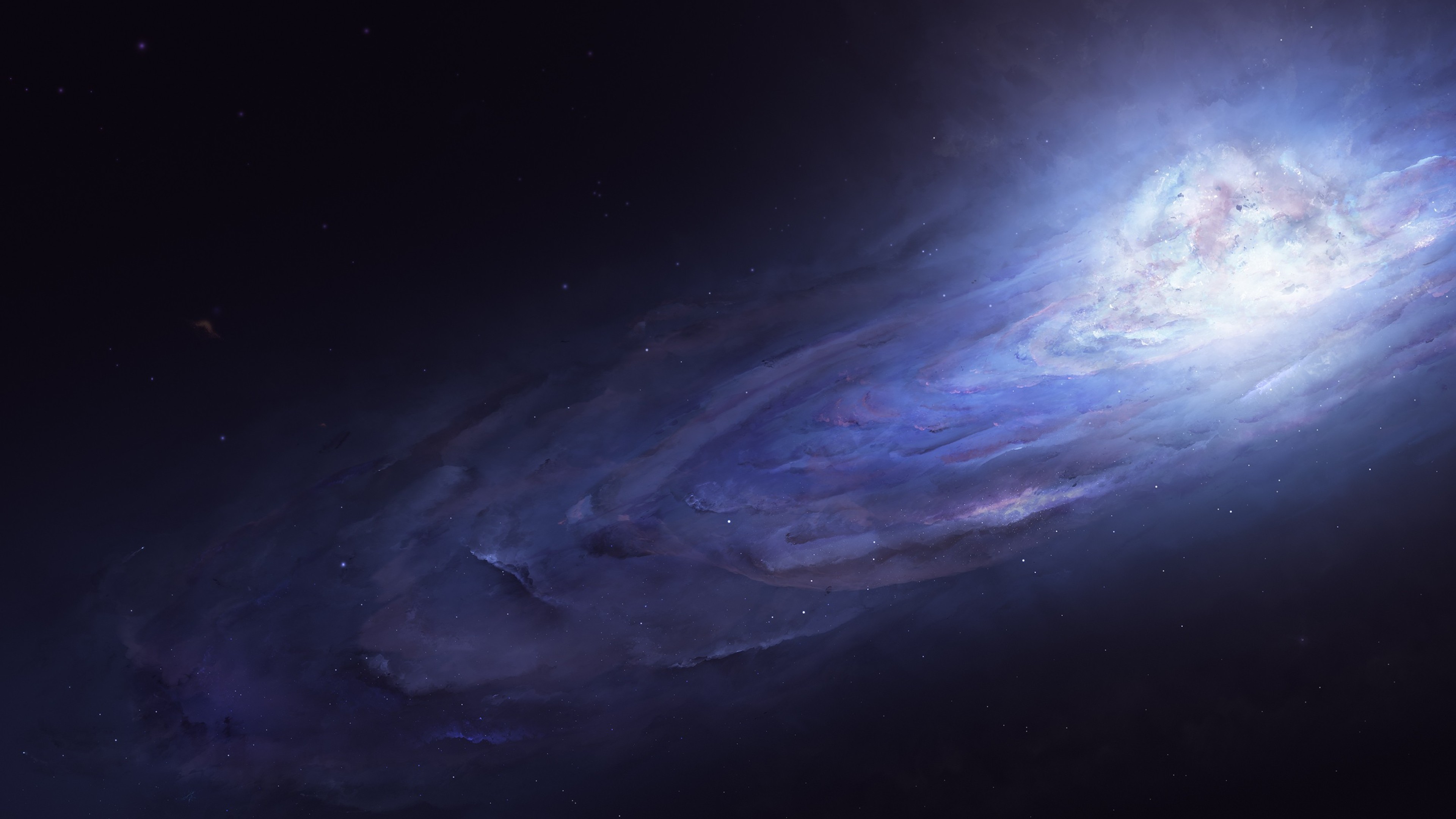 Andromeda Galaxy Wallpaper HD Digital Universe 4k