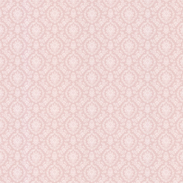 Pink Damask Bella Brewster Wallpaper