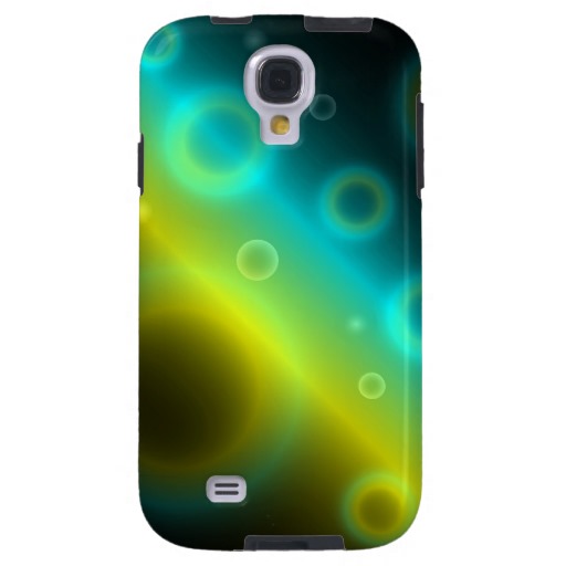 Samsung Galaxy S4 Vibe Bubbles Abstract Background Case