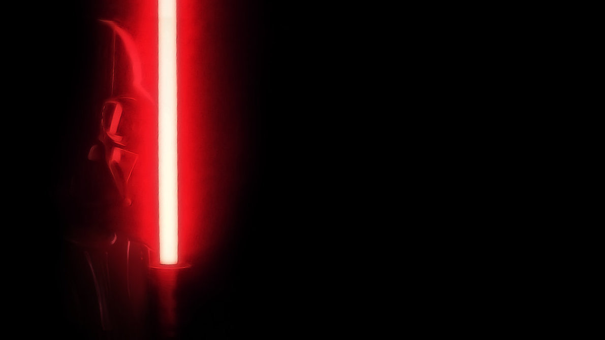 Star Wars Darth Vader W Red Lightsaber Wallpaper By Sedemsto On