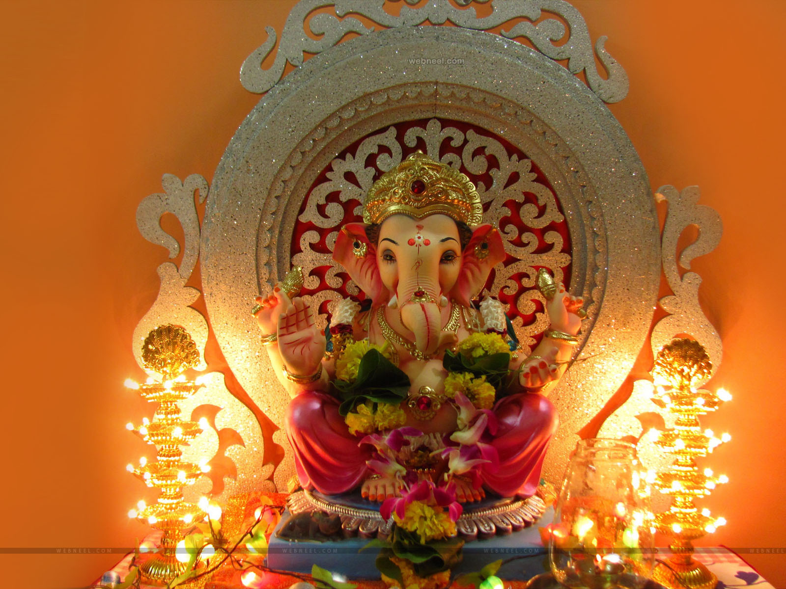 Hindu God Ganesh Chaturthi Wallpaper Vinayaka