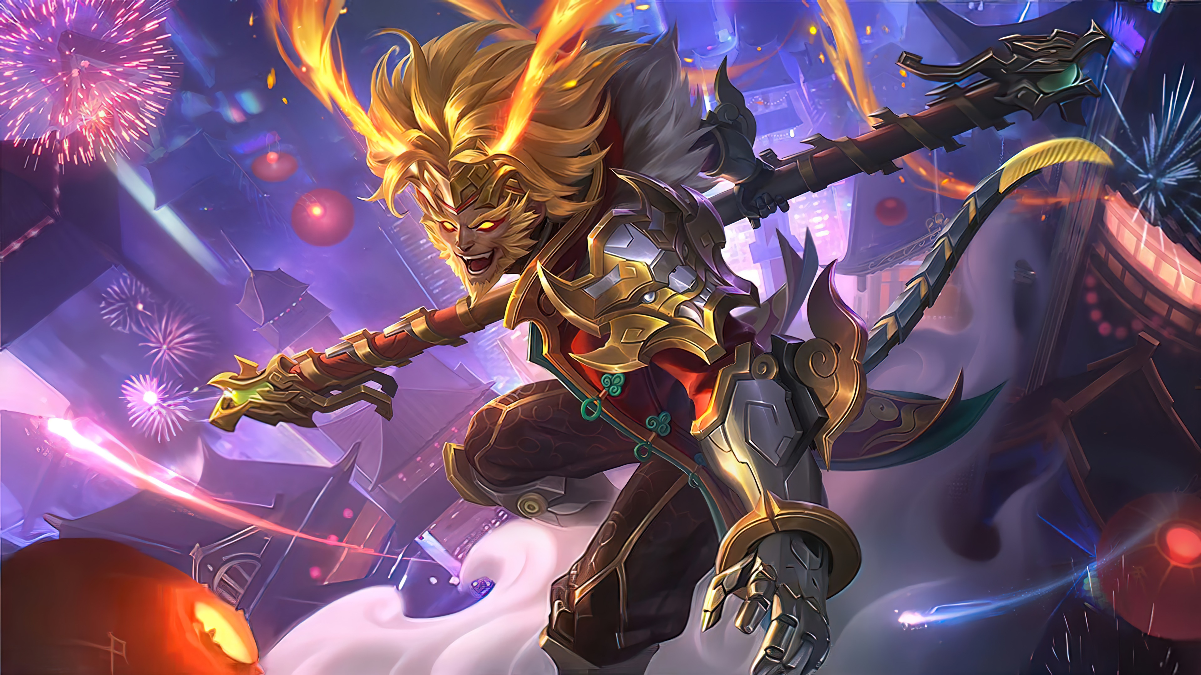 Sun Spring Blessings Skin Mobile Legends Game 4k HD Wallpaper