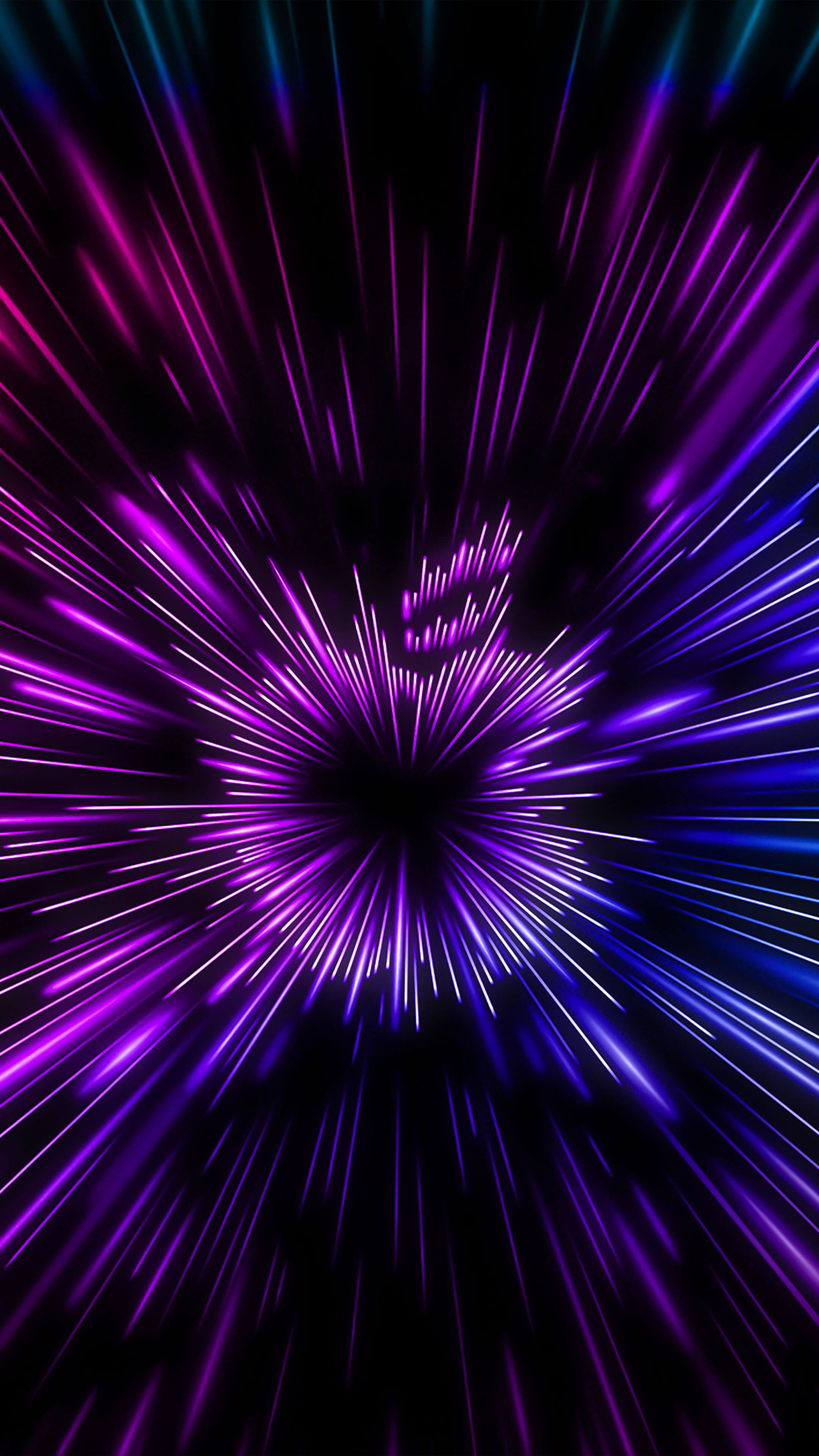 Blue Purple Neon Apple Logo 4k Ultra HD Mobile Wallpaper