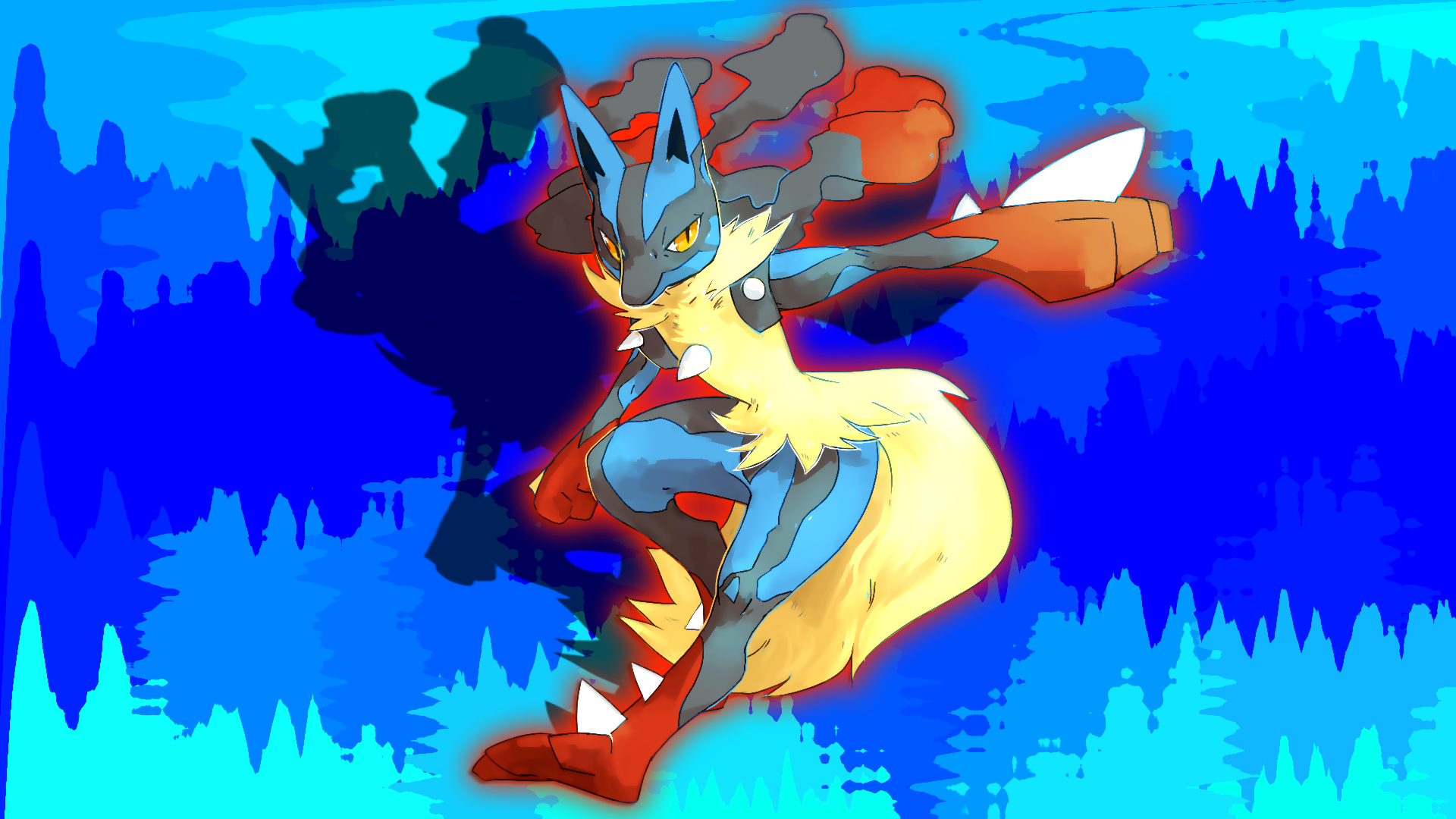 Mega lucario Wallpapers Download