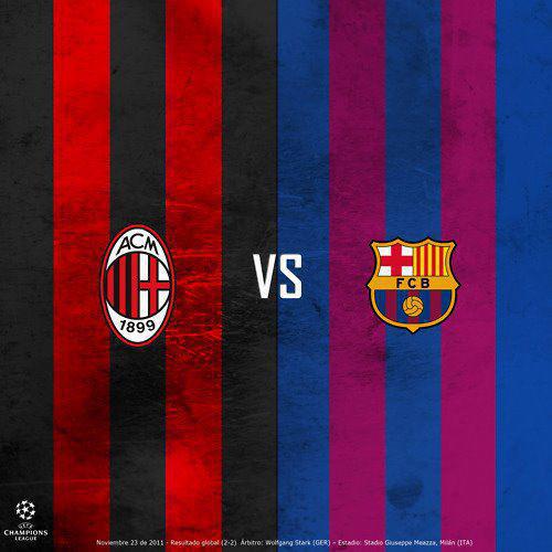 Classic Match Wallpaper AC Milan vs FC Barcelona   its all about my