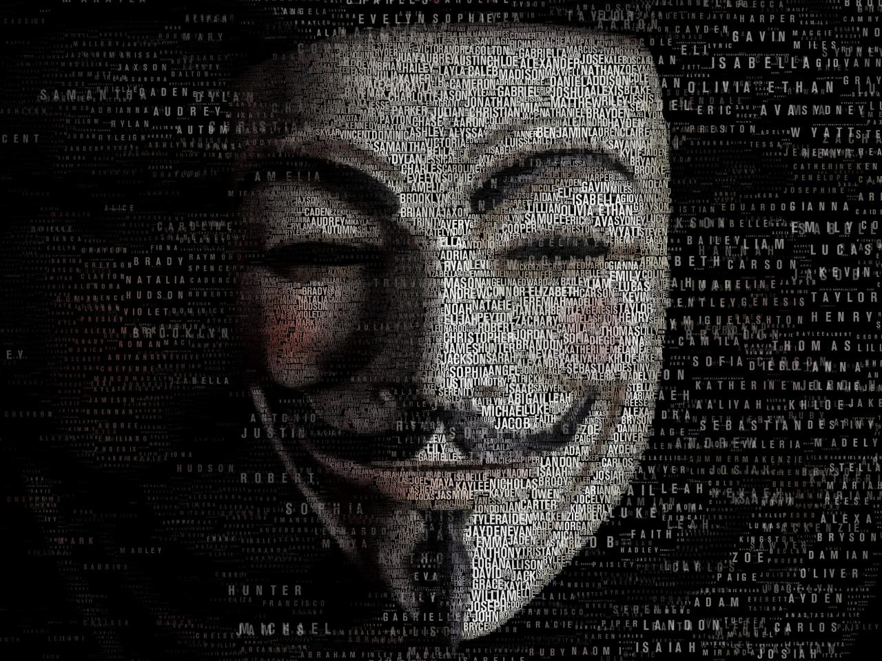 Anonymous Mask Wallpaper Guy Fawkes V For