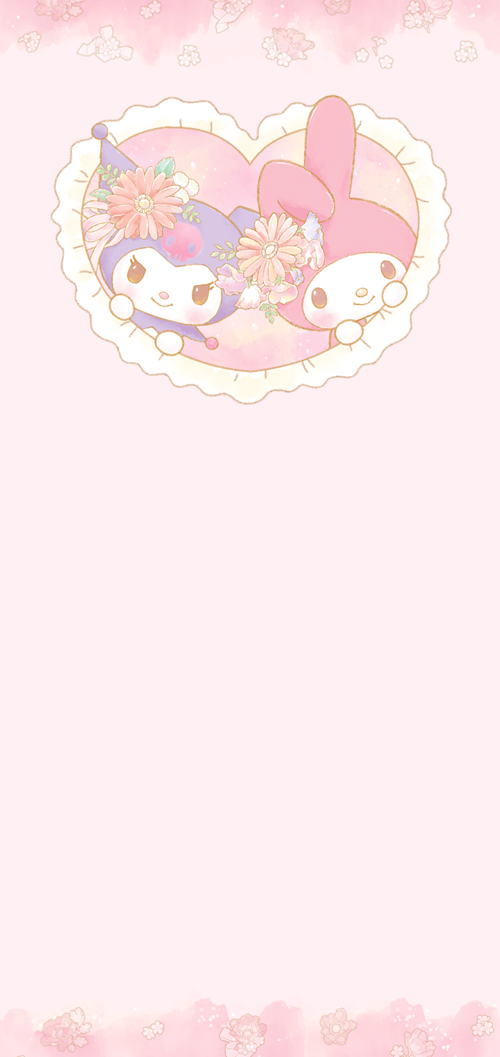  Be Positive MY MELODY AND KUROMI WALLPAPERS Editing on the