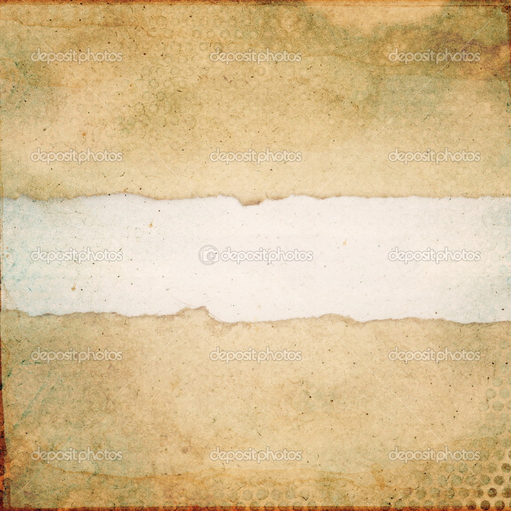 Torn Paper Background Old