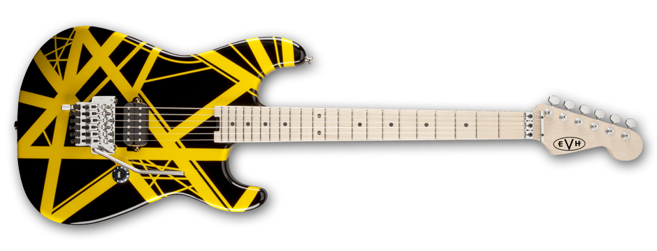Evh Striped Series Black With Yellow Stripes
