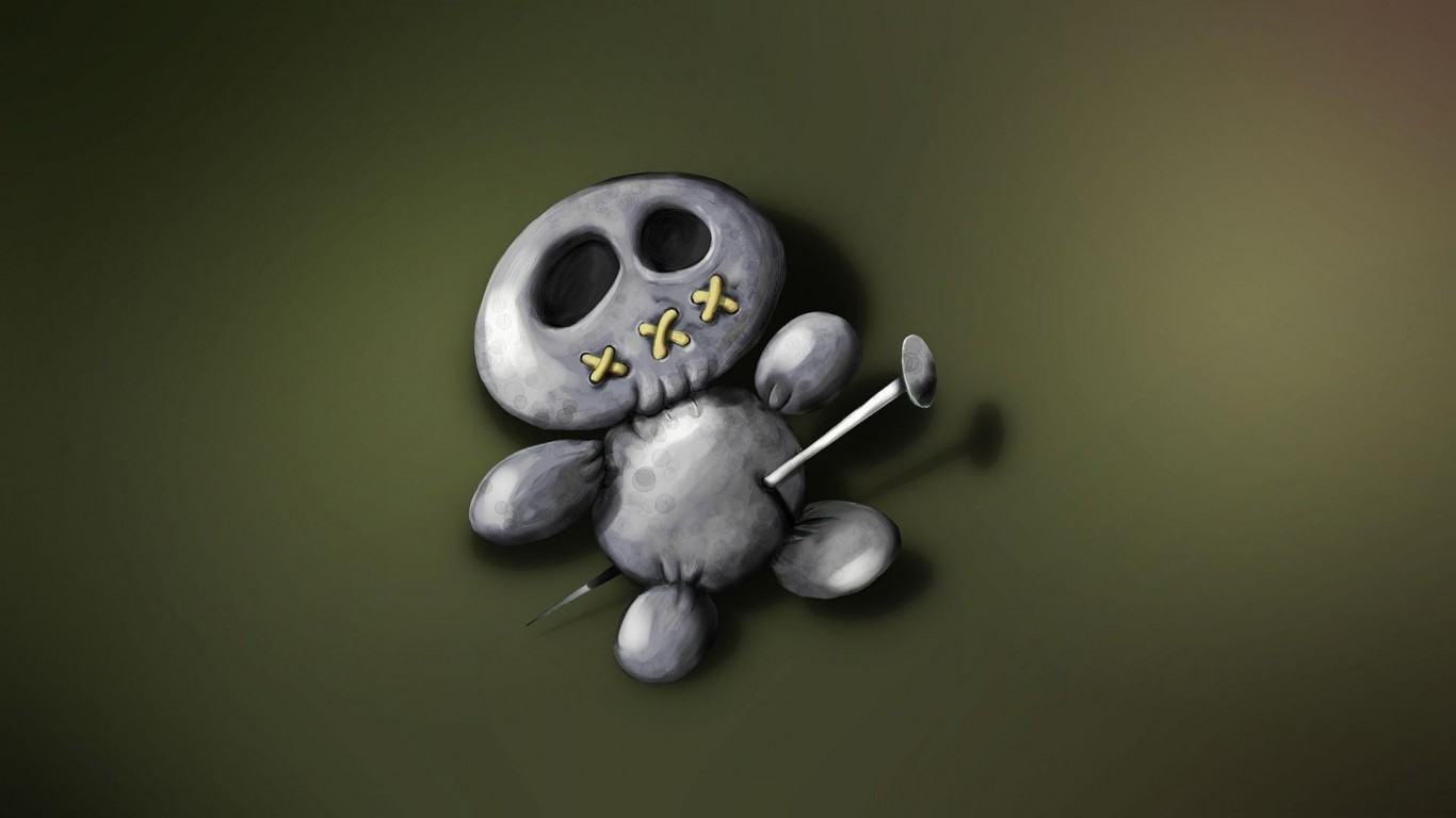 Scary Wallpaper Background Voodoo Doll To