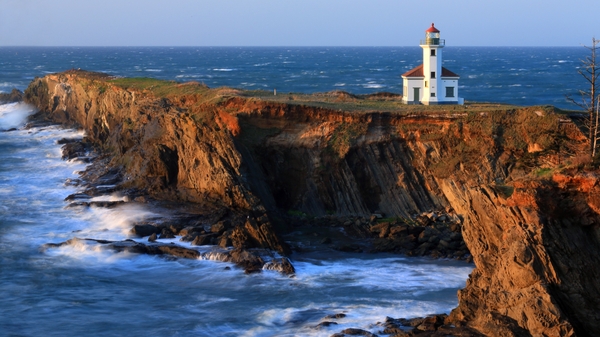 Nature Usa Lighthouses Oregon Houses Wallpaper Desktop
