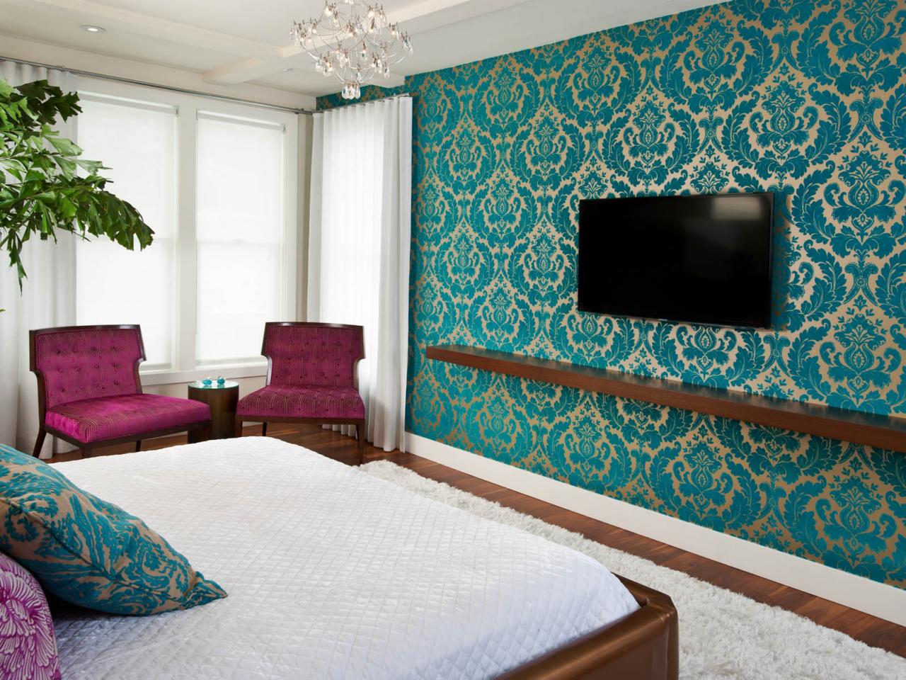 49 Rooms With Wallpaper Accent Walls On Wallpapersafari