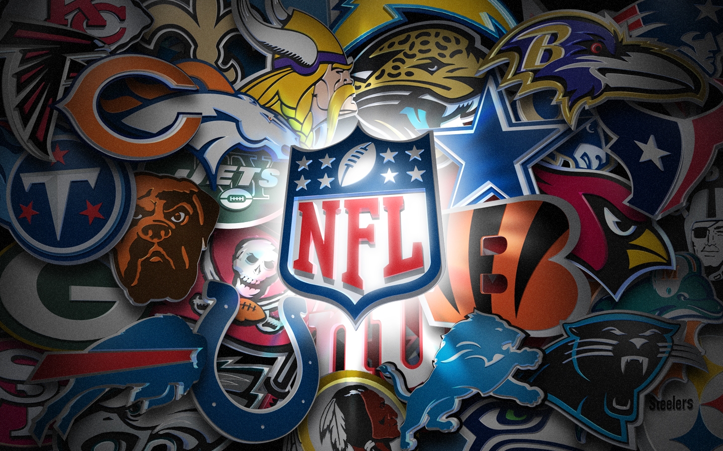 NFL team logos 2014 background HD wallpaper background 1440x900