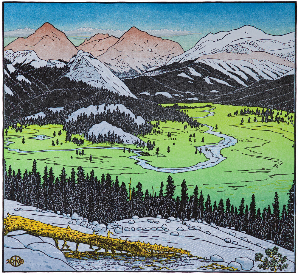 Tuolumne Meadows From Pothole Dome Yosemite N P Tom Killion