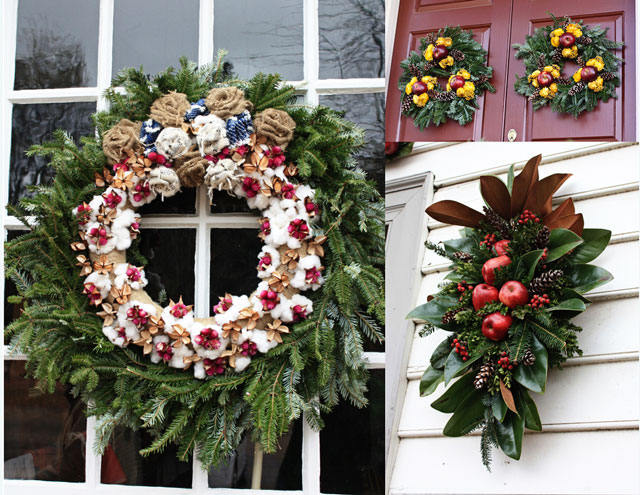 Colonial Williamsburg Christmas Door Decorations