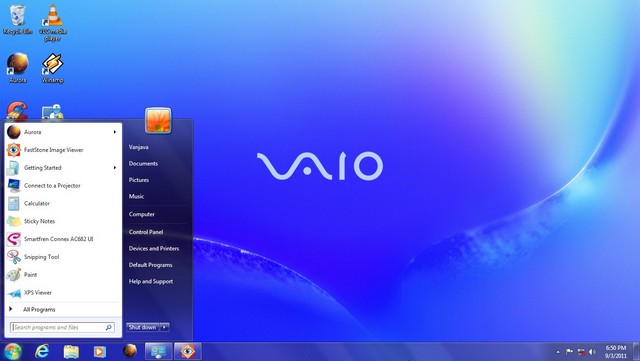 Windows Theme Sony Vaio03 Themes For