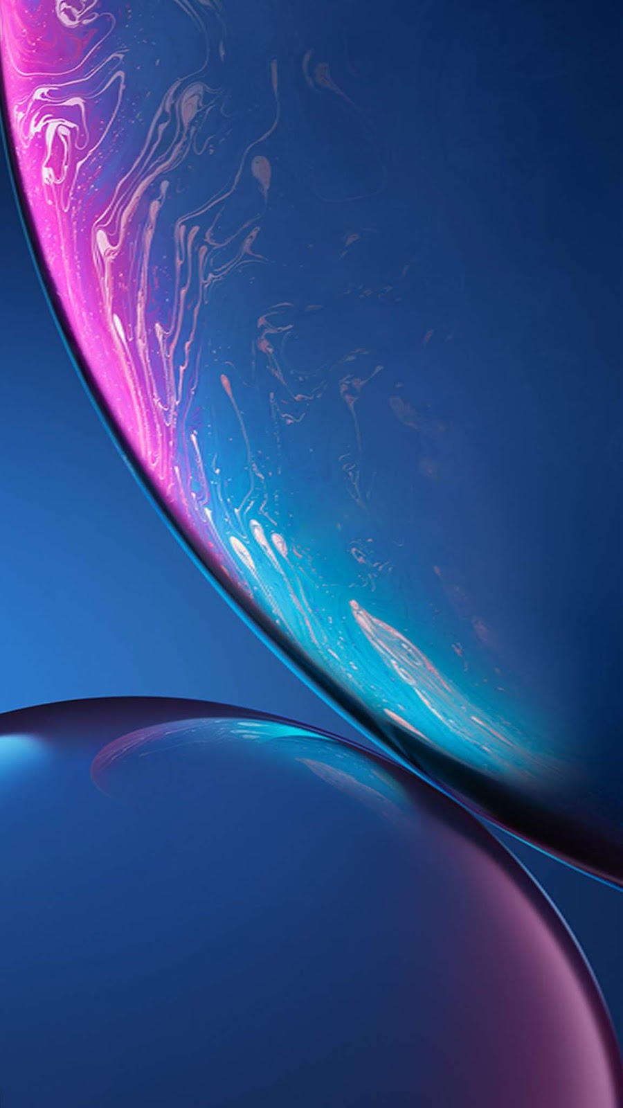 iPhone XR wallpaper   blue   MacTrast