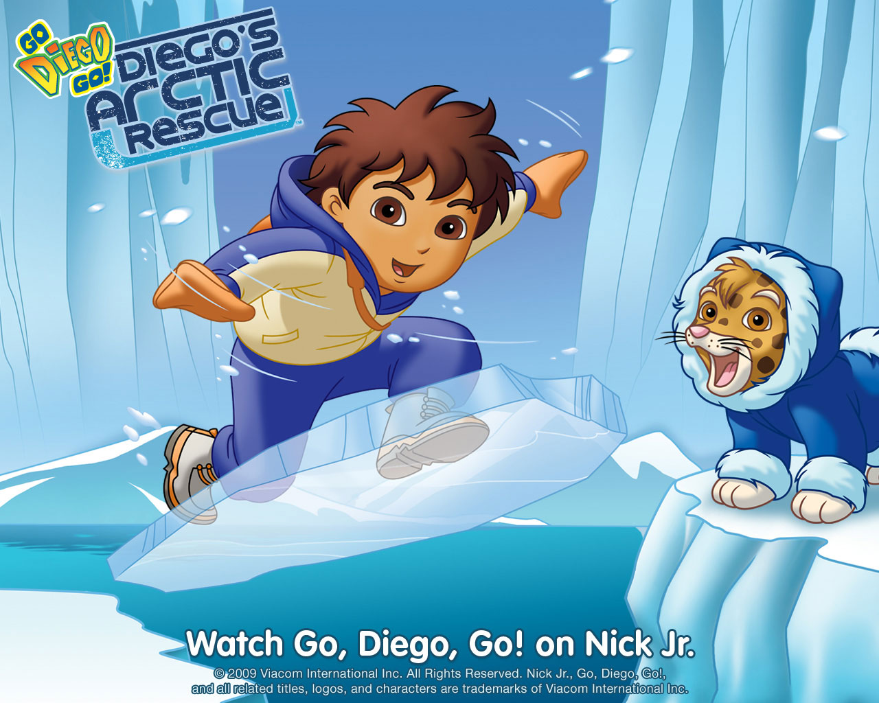 Go Diego Go Ice Wallpaper   Go Diego Go Free Wallpaper   Cartoon