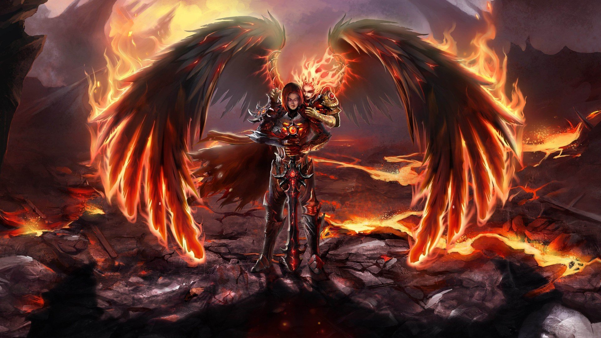 Lava Demon HD Wallpaper