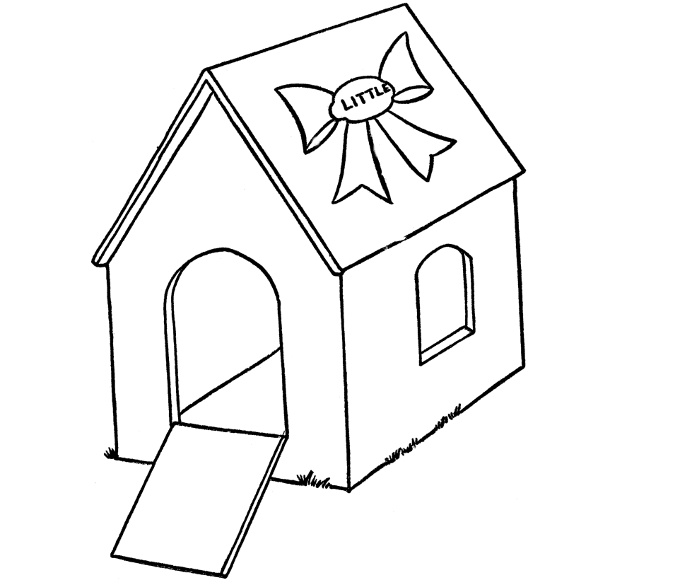 Wallpaper Small House For Kid Coloring Drawing