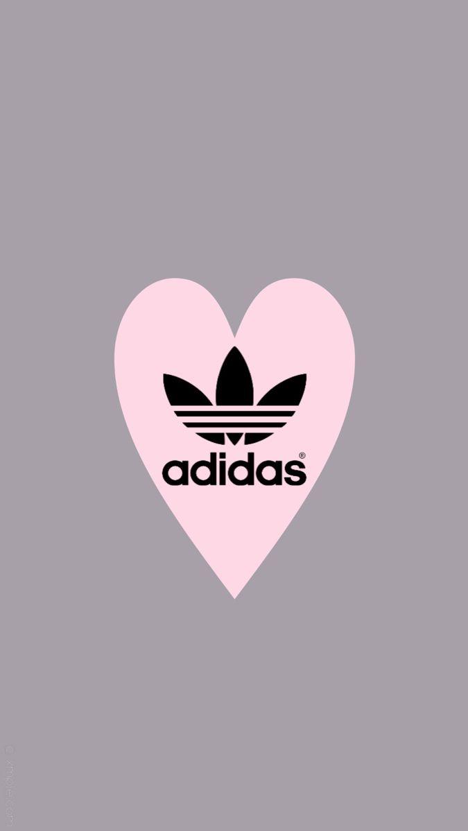 Grey Pink Adidas Wallpaper