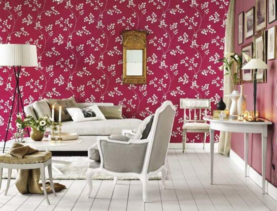 With Beautiful Wallpaper For Walls Home Decoration Ideas